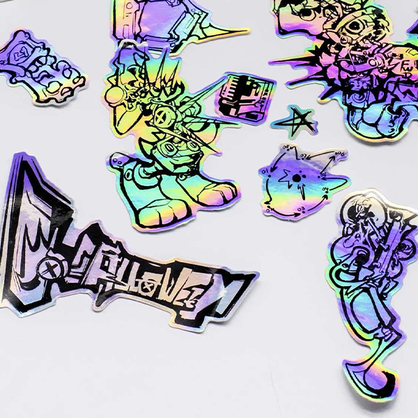 Holographic Stickers Finishing