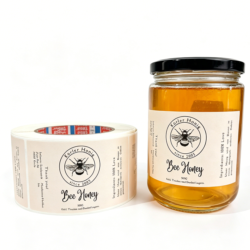 honey jar stickers label