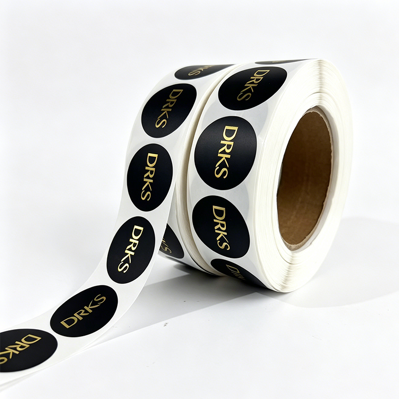 Art Paper Round Stickers on Rolls
