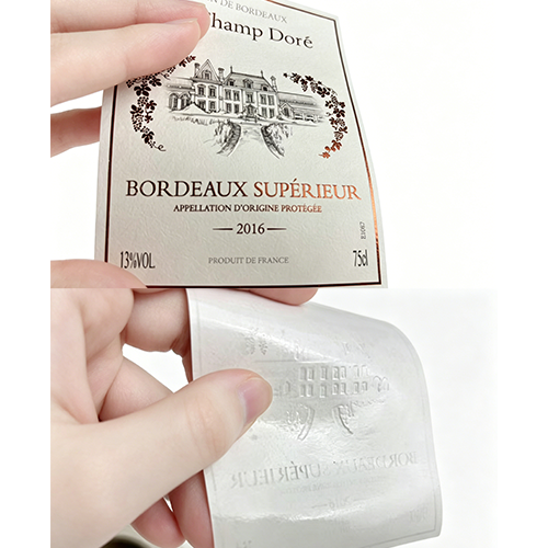 foil Embossing label