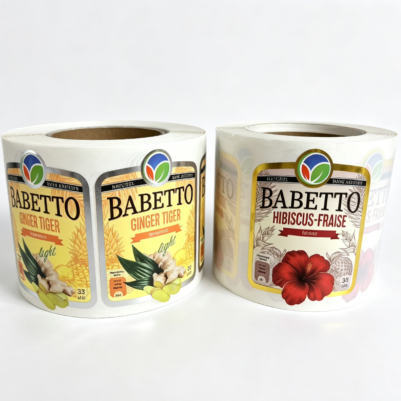 hot foil stamping beverage label
