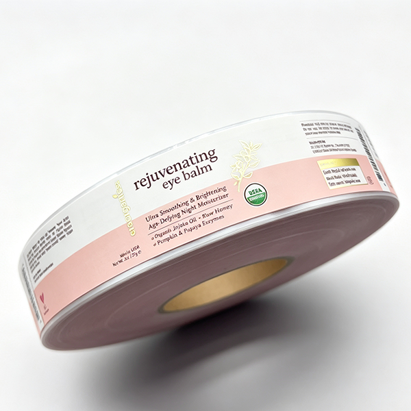 hot Stamping skin care label
