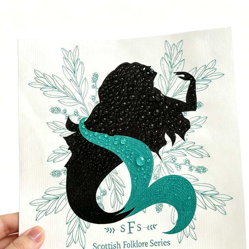 Waterproof wine label sticker