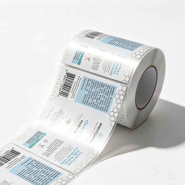 White BOPP Label