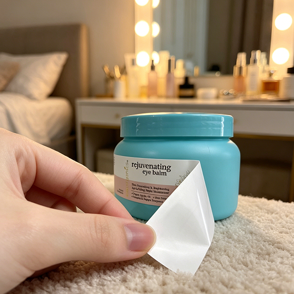cosmetics labels glue