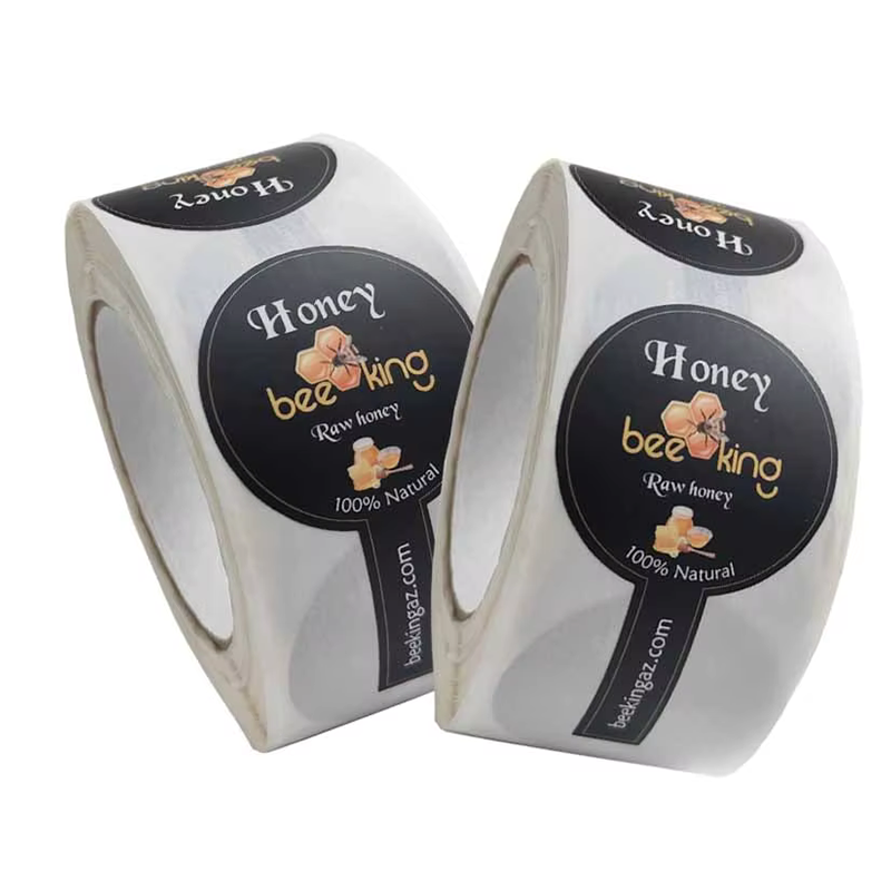 Matte custom honey label Surface