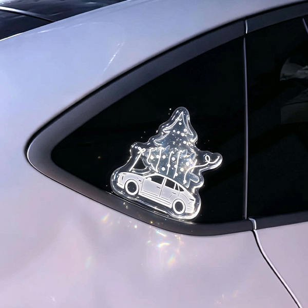 Die Cut Epoxy Resin Sticker