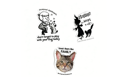 die cut vinyl sticker