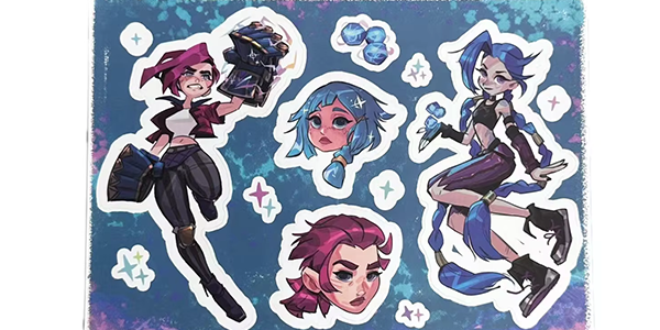 custom kiss cut vinyl stickers