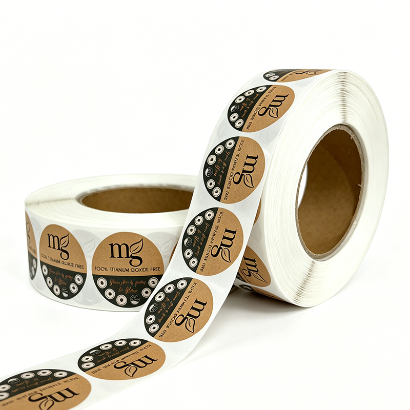 kraft paper Stickers on Rolls