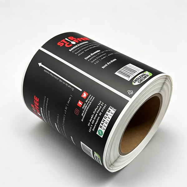 Matte Lamination Coffee Labels