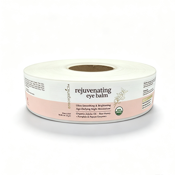 Matte Lamination skin care label