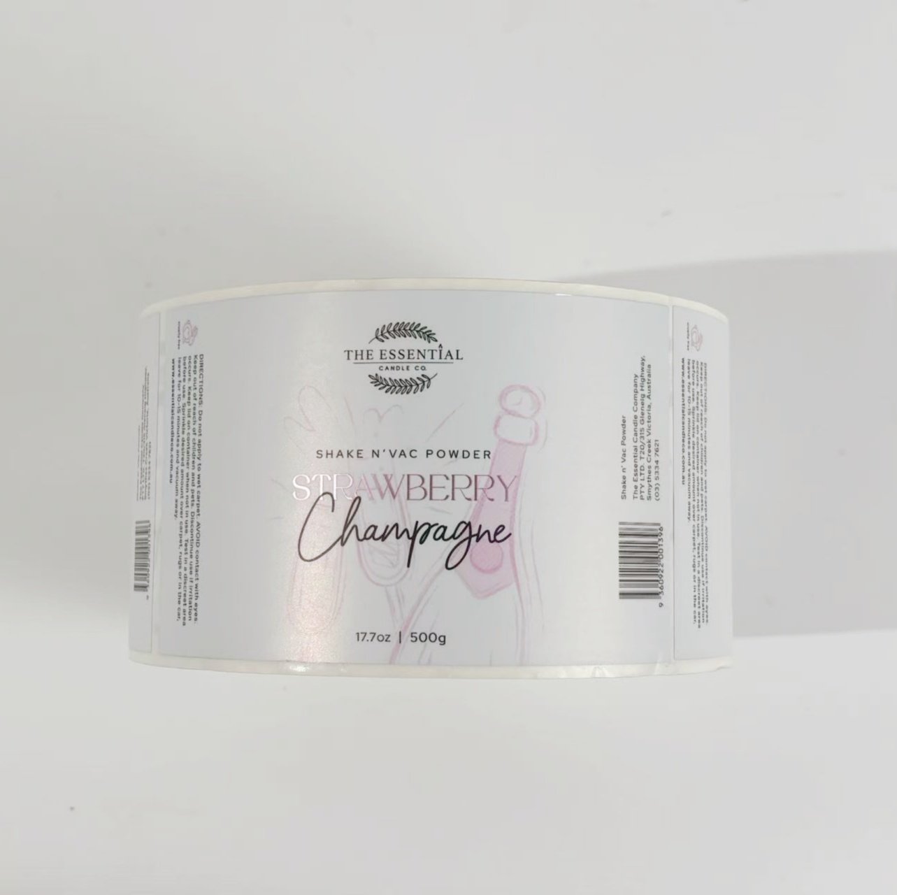 Matte Lamination wine Bottle label