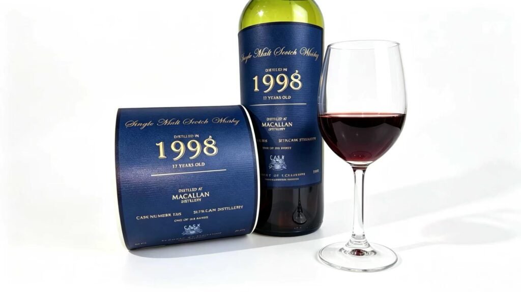 textured Paper wine labels