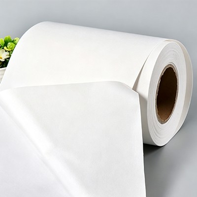 white BOPP label