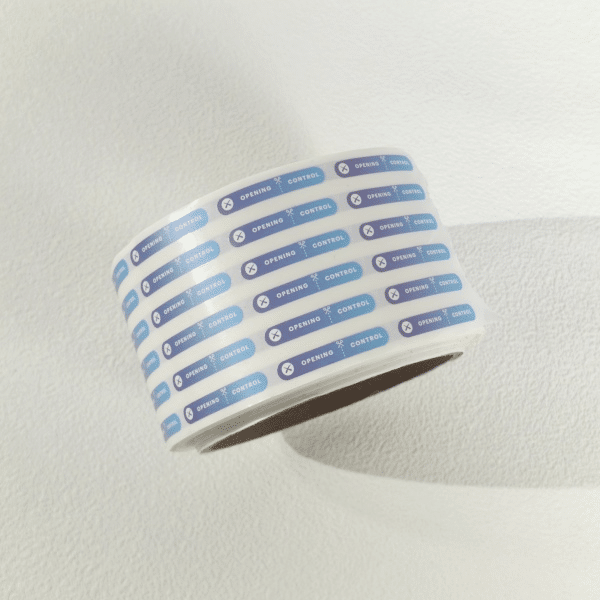 Custom Destructible Eggshell Paper Labels