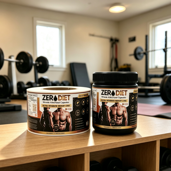 Supplement Bottle Labels in daily using