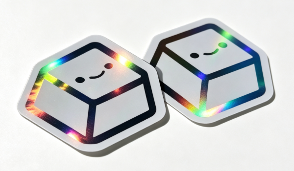 Custom holographic stickers