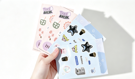 Custom kiss cut sticker sheets