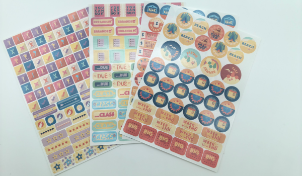 planner sticker printing